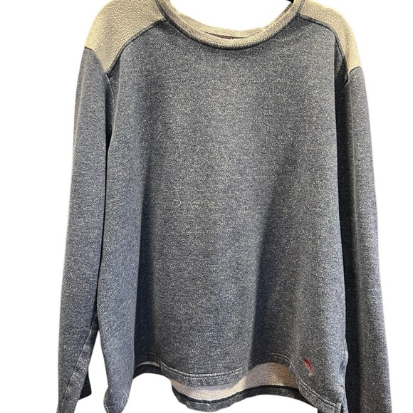 Tommy Bahama Other - TOMMY BAHAMA Sweatshirt Mens 2XL Fleece Jumper Pullover Melange Lounge Blue
